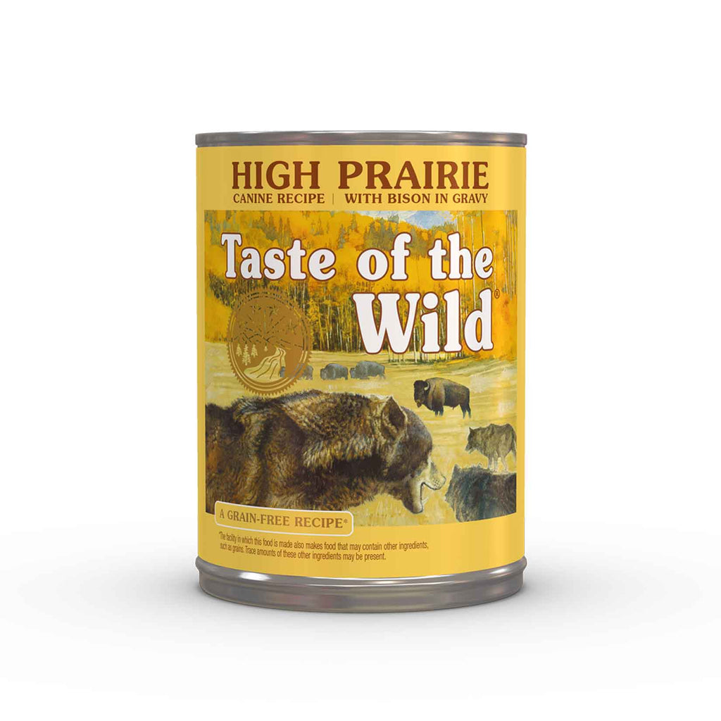 Taste of the Wild, High Prairie lata, bisonte + imp.