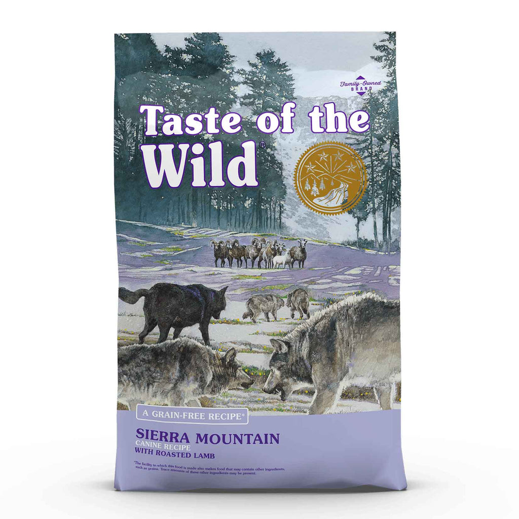 Taste of the Wild, Sierra Mountain Canine, cordero + imp.