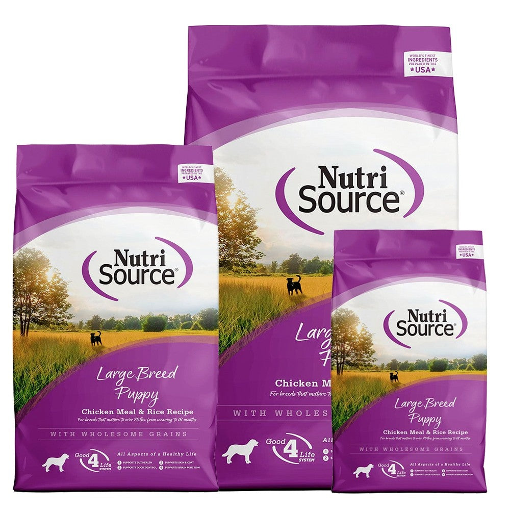 Nutri Source cachorros raza grande + imp.